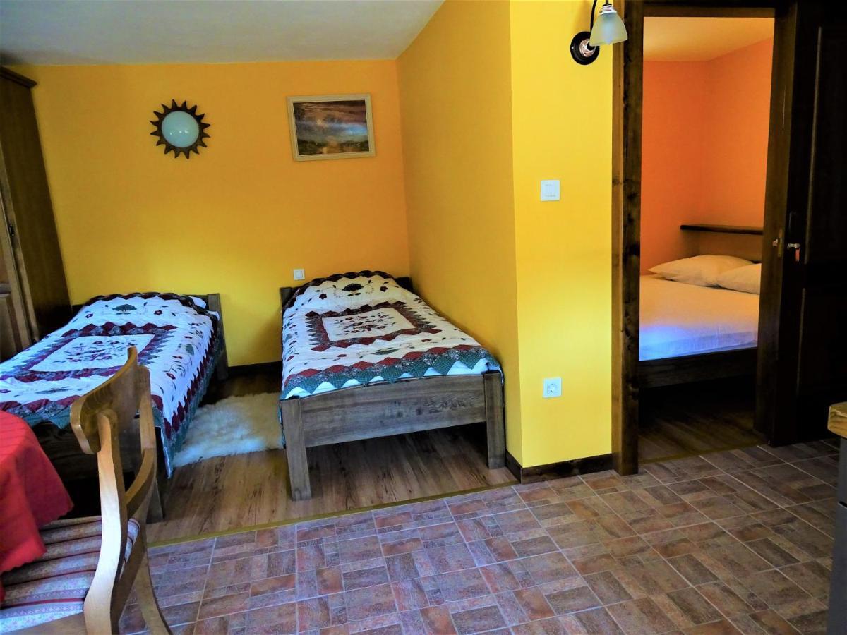 Apartmaji Pr-Gujlu Sela Nad Podmelcem 5220 Tolmin Podmelec Kamer foto