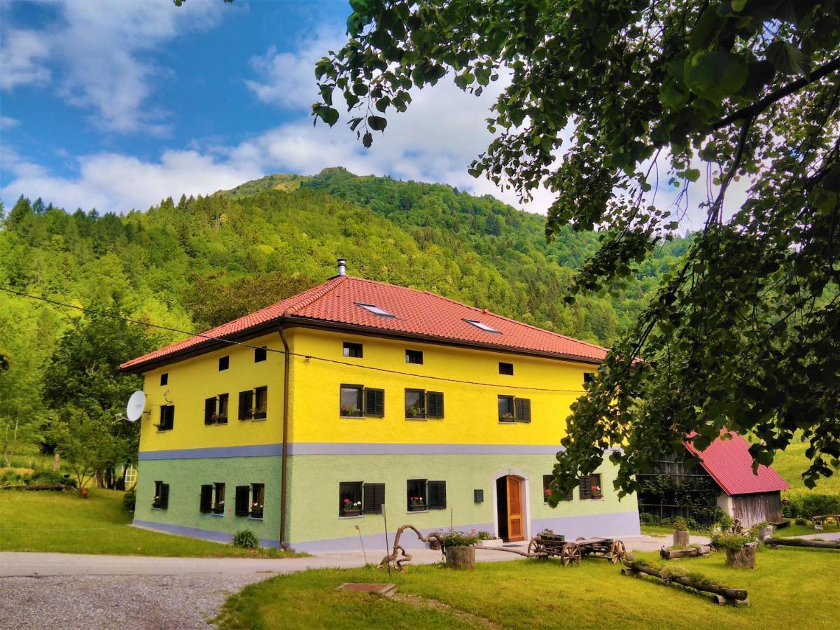 Apartmaji Pr-Gujlu Sela Nad Podmelcem 5220 Tolmin Podmelec Buitenkant foto