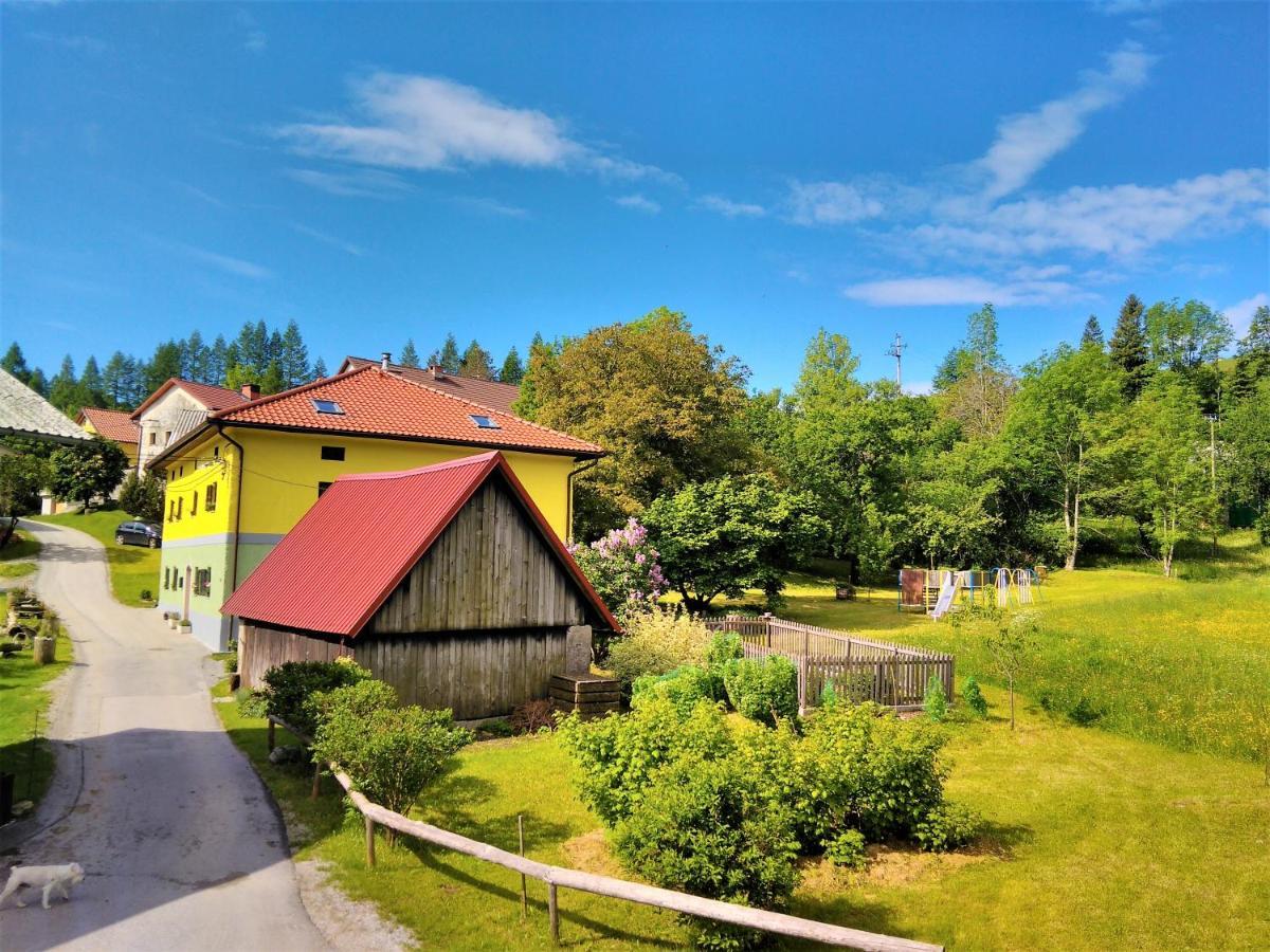 Apartmaji Pr-Gujlu Sela Nad Podmelcem 5220 Tolmin Podmelec Buitenkant foto